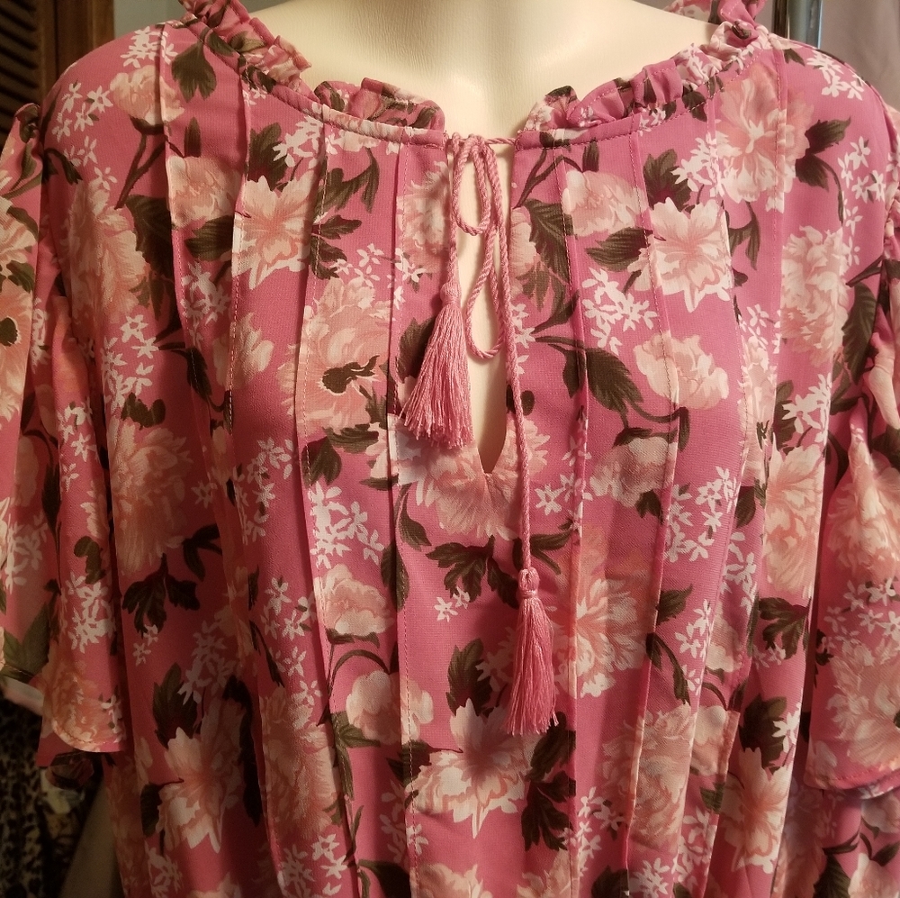 Flowing boho lined dress